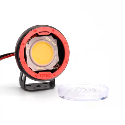 Hobbytech 22mm LED Scheinwerfer mit Kontur Rot + Halterung HT-SU1801231