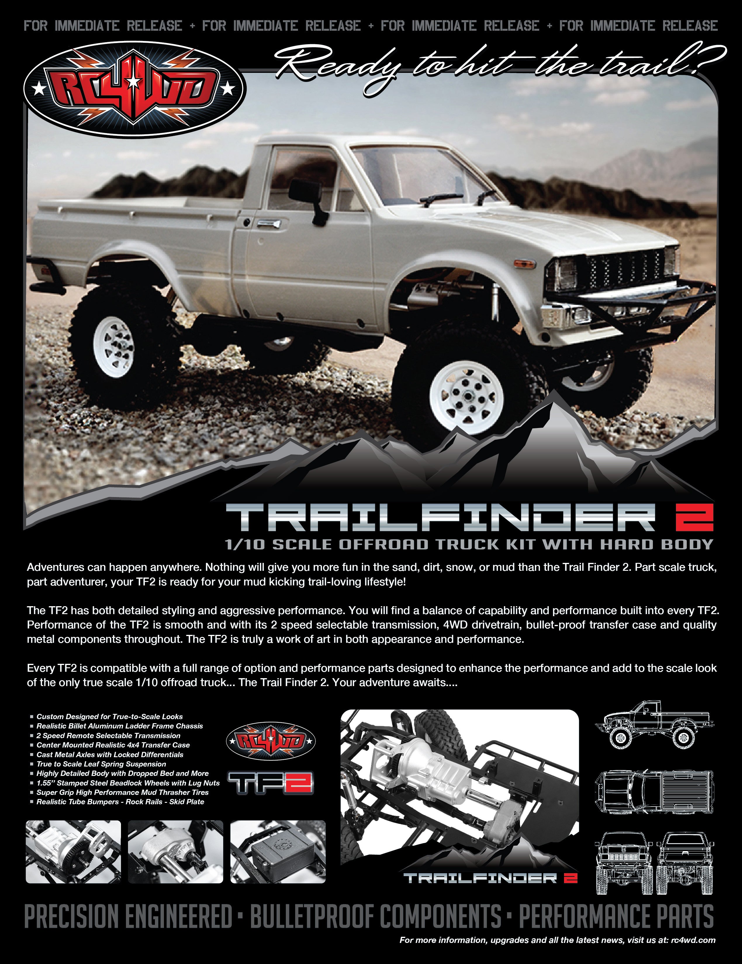 Rc 4 wheel drive trail best sale finder 2