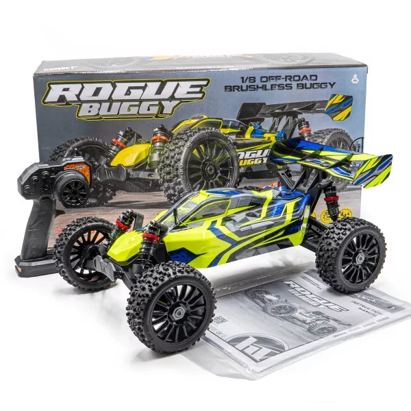 HobbyTech Rogue Buggy Brushless 4x4 1/8 RTR + Lipo/Caricatore