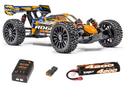 HobbyTech Rogue Buggy Brushless 4x4 1/8 RTR + Lipo/Laturi