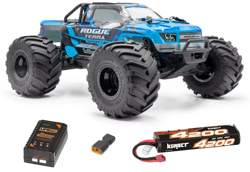 HobbyTech Monster Rogue Terra Sport Brushless 4x4 RTR + Lipo/Caricatore