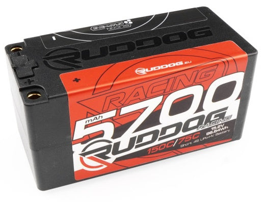 Ruddog Accu Lipo Shorty 4S HV 5700mah 15.2v 150C RP-0749 