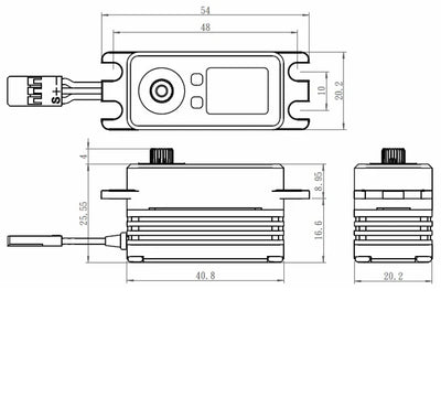 Savox Servo Brushless SB-3262SG HV Monster 28kg 0.08s