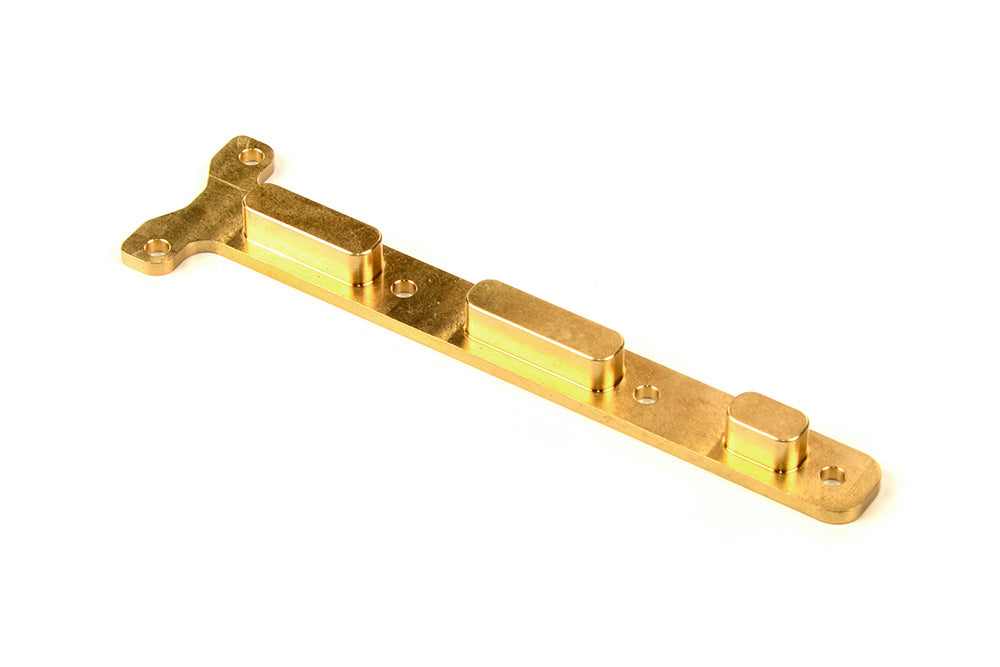 Xray Rear Chassis Reinforcement Brass 40g 361191