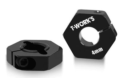 T-Work's Hexagone Alu 4mm (x2) B6 B7 B74 TE-244-F-4