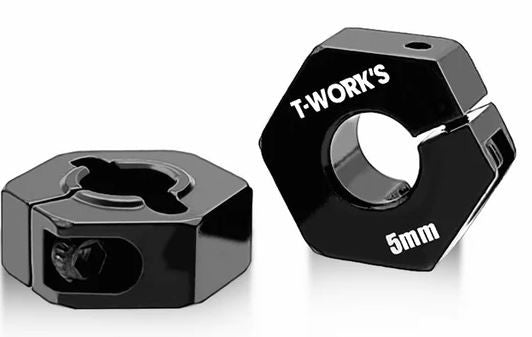 T-Work's Hexagone Alu 5mm (x2) B6 B7 B74 TE-244-F-5