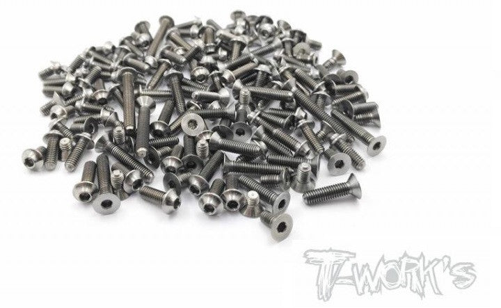 T-Work's Kit de Visserie Titane UFO (137pcs) MP9e TSSU-MP9E