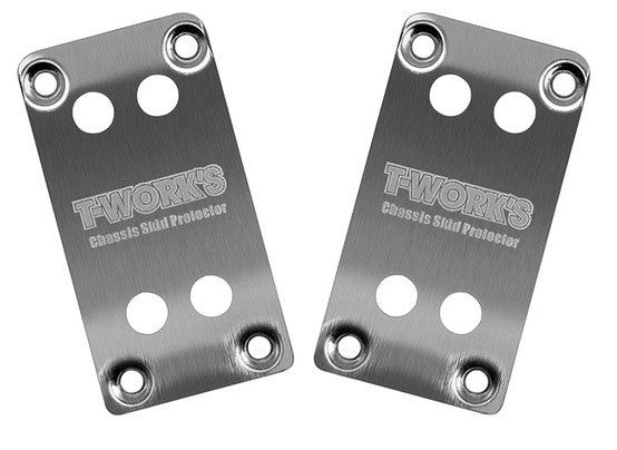 T-Work's Protections de Châssis Arrière (x2) RC10 B6 TO-220-B6