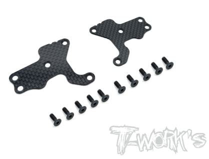 T-Work's Renforts Triangles Carbone Avant Team Asso RC8B3.2 (x2) TO-0246-B3.2-F