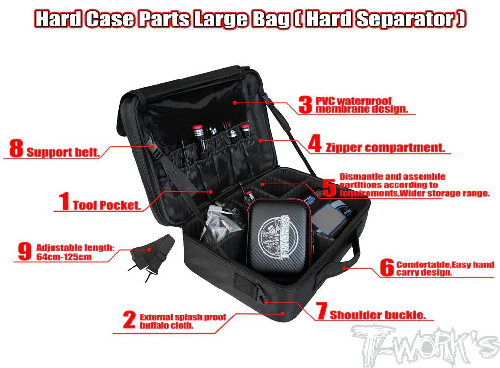 T-Work's Sac "Hardcase" de Transport Large TT-075-F-L