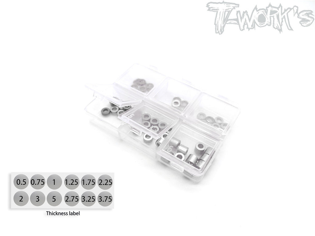 T-Work's Set A de Bagues Alu M3 (6x10) TA-140