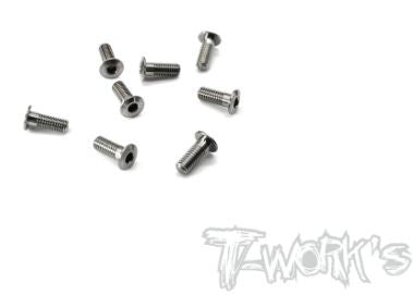 T-Work's Vis Titane 3x8mm (x6) TSS-308S