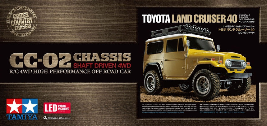 Tamiya CC-02 Toyota Land Cruiser 40 KIT 58715