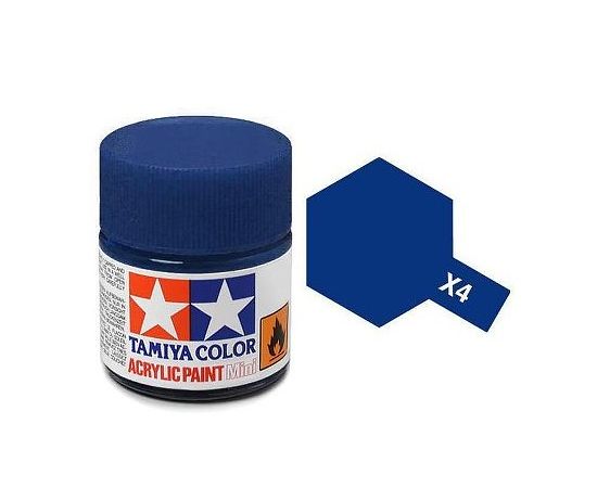 Tamiya Peinture Mini X4 Bleu Brillant 81504