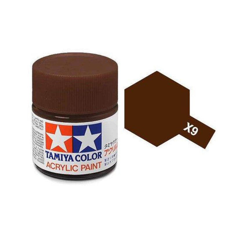 Tamiya Peinture Mini X9 Brun Brillant 81509