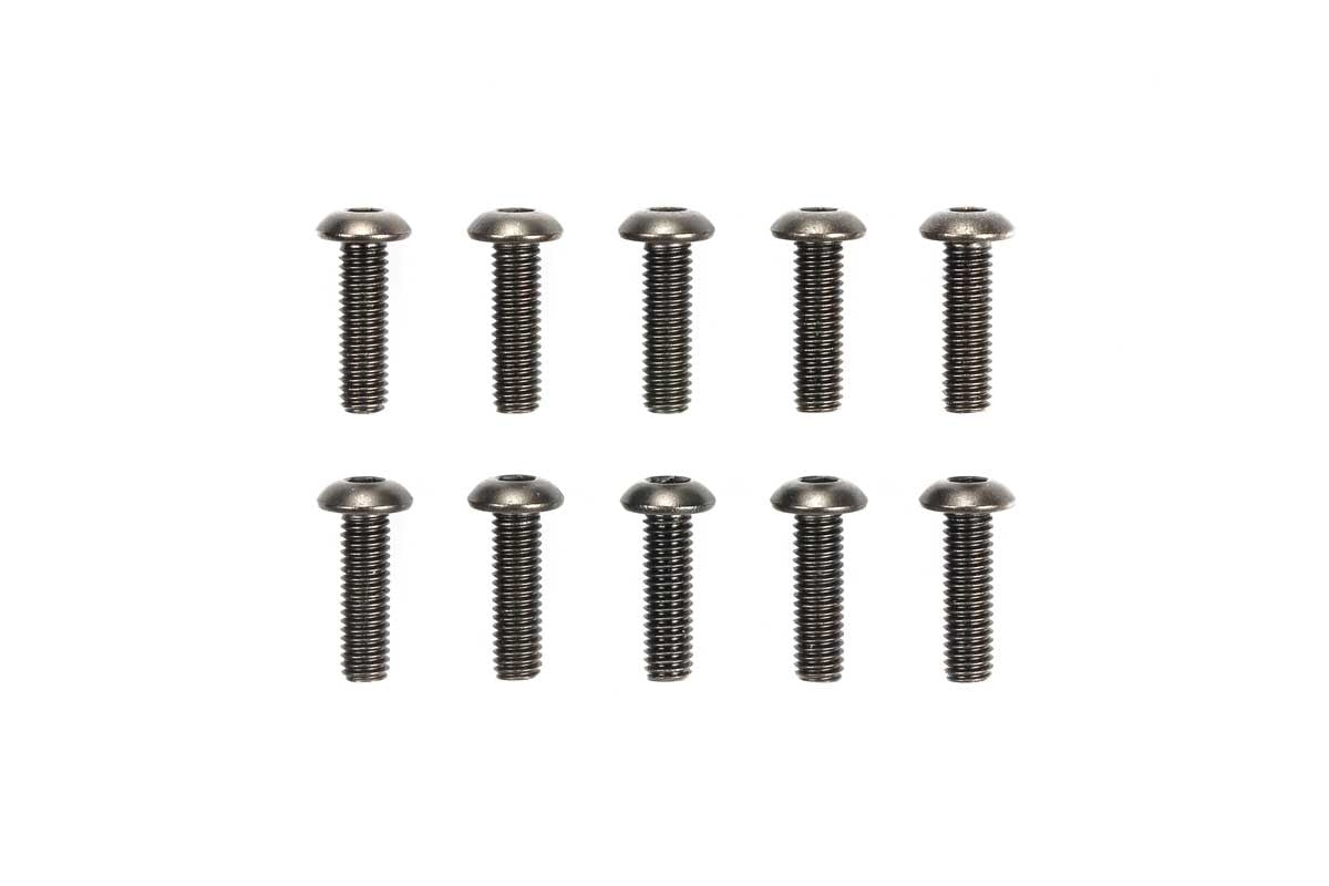 Tamiya Vis 3x10mm acier Tête ronde (x10) 51628