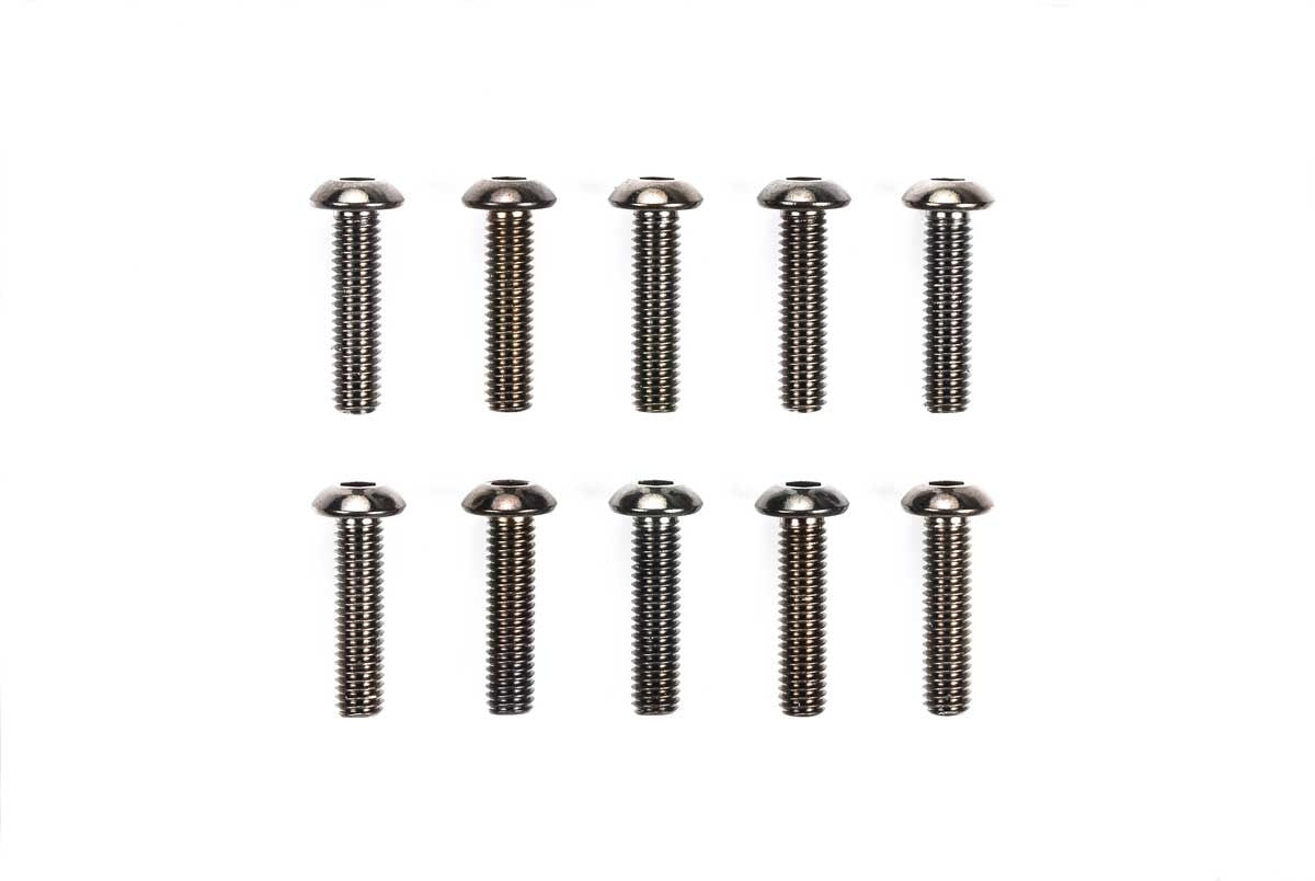 Tamiya Vis 3x12mm acier Tête ronde (x10) 51630