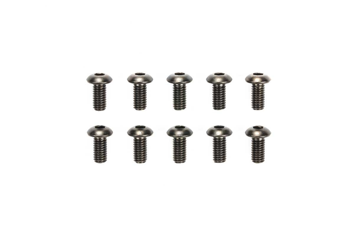 Tamiya Vis 3x6mm acier Tête ronde (x10) 51624