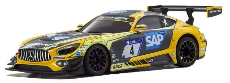 Kyosho Mini-Z Mercedes AMG GT3 24h Nurburgring No4 2018 com tração às rodas RTR 32355YBK