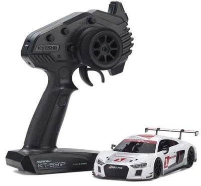 Kyosho Mini-Z MR04 RWD Audi R8 LMS 2015 Wit + KT531P RTR 32357AS