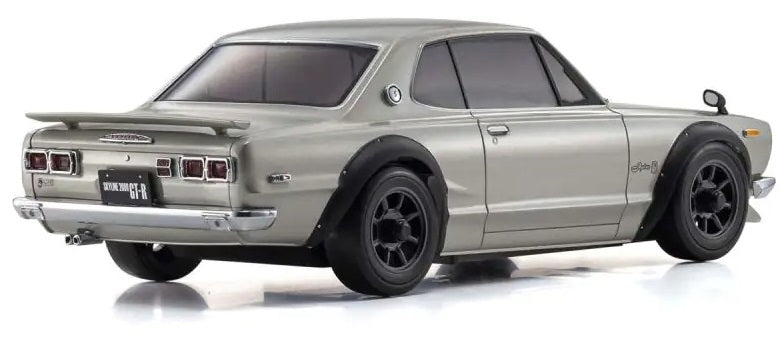 Kyosho Mini-Z MR04 A TRAZIONE INTEGRALE Nissan Skyline 2000GT-R KPGC10 Grigio + KT531P RTR 32359S