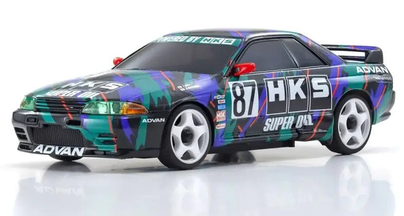 Kyosho Mini-Z MA-020 AWD Nissan Skyline GT-R R32 1993 HKS + KT531P RTR 32652HK