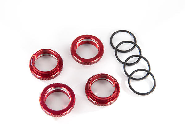 Traxxas Bague de Ressort pour GT-Maxx Rouge (x4) Maxx 8968R