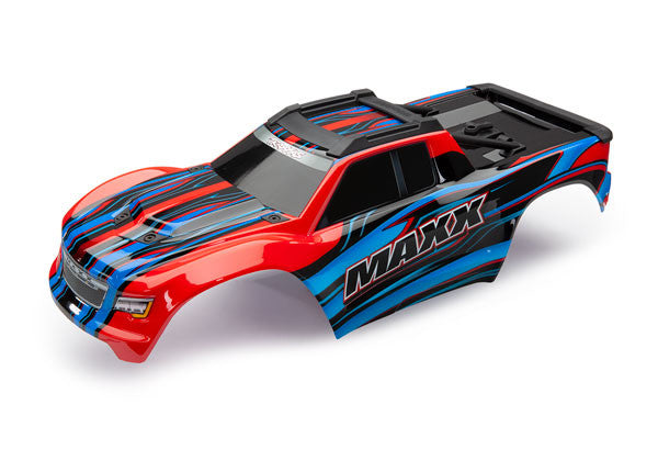 Traxxas Carrosserie Lexan Peinte et Décorée Rouge Maxx 8911P