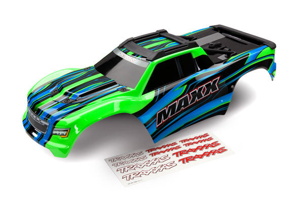 Traxxas Carrosserie Lexan Peinte et Décorée Verte Maxx 8911G