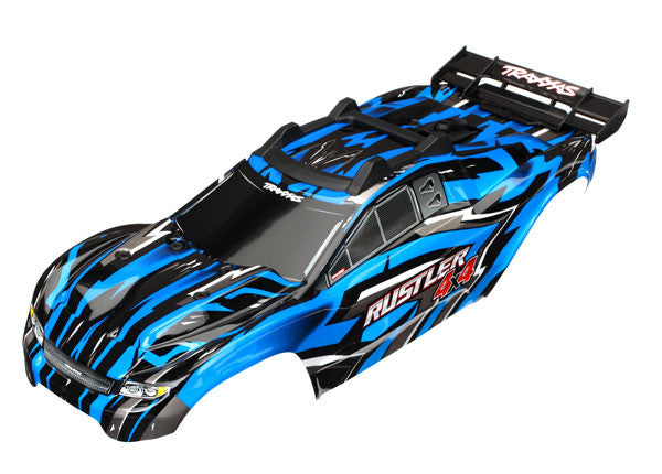 TRAXXAS Carrosserie peinte Bleu Rustler 4X4 6718X