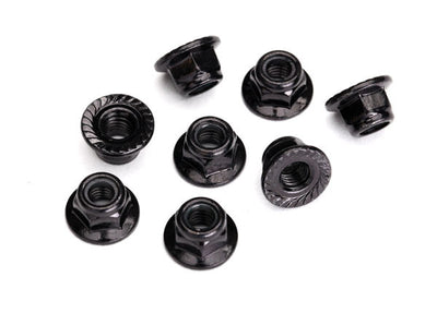 Traxxas Écroues Nylstop de roues Métal Noir (x8) 8447