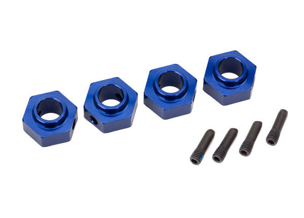 Traxxas Hexagone de Roue aluminium Bleu 12mm (x4) 8269X