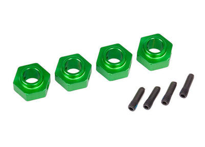 Traxxas Hexagone de Roue aluminium Vert 12mm (x4) 8269G