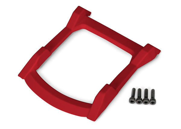 Traxxas Plaque de protection de toit rouge 4X4 6728R