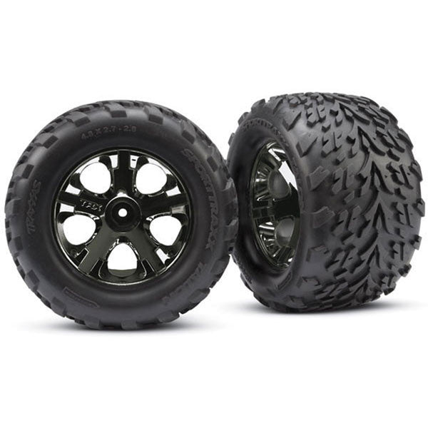 Traxxas Pneus Talon 2.8 + Jantes AllStar Noires (x2) 3669A