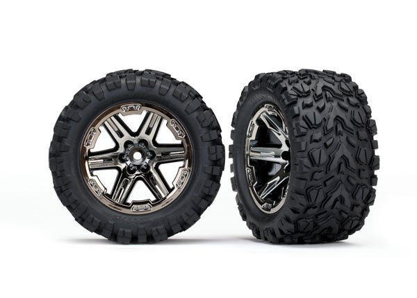 TRAXXAS Roues RXT Chromées Talon 2.8" (x2) Rustler 4X4 6773X