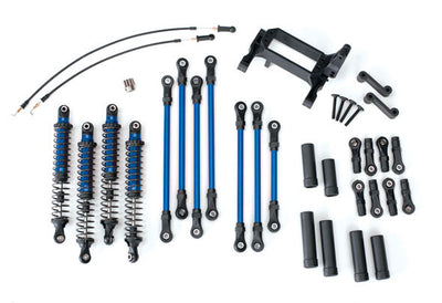 Traxxas Set de Biellettes + Supports Long (Bleu) TRX-4 8140X