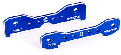 Traxxas Support Axe Triangle Alu Bleu (2Pcs) Sledge 9630