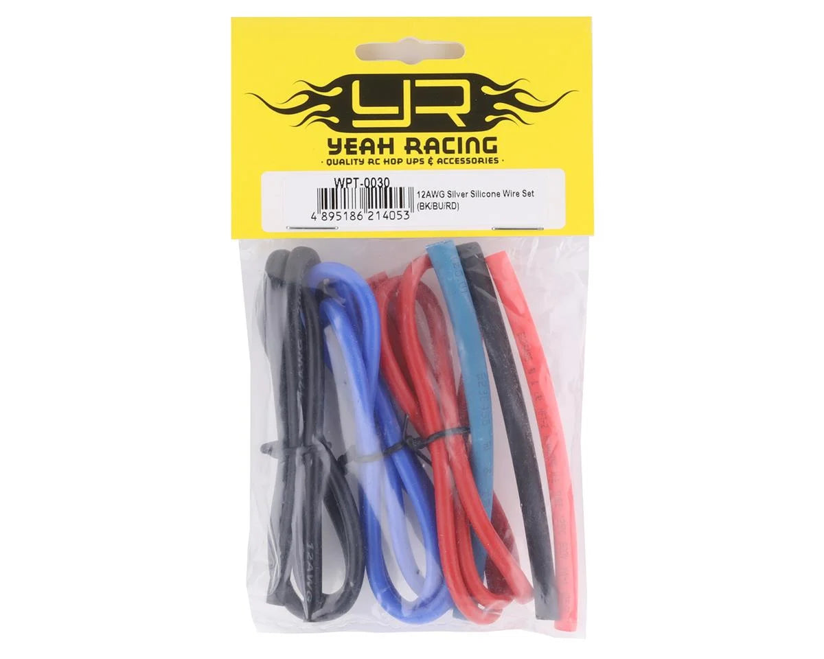 Yeah Racing Set di cavi 12AWG WPT-0030